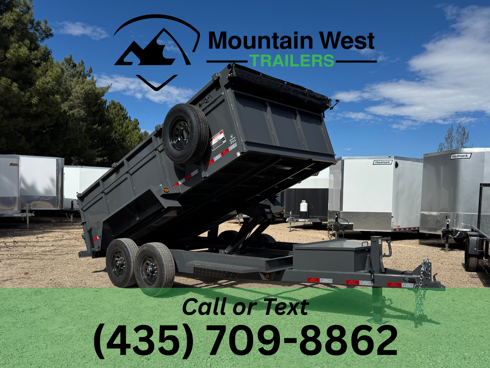 2026 Snake River 7X14-15.4K Contractor Dump Trailer w/ 3ft Sides