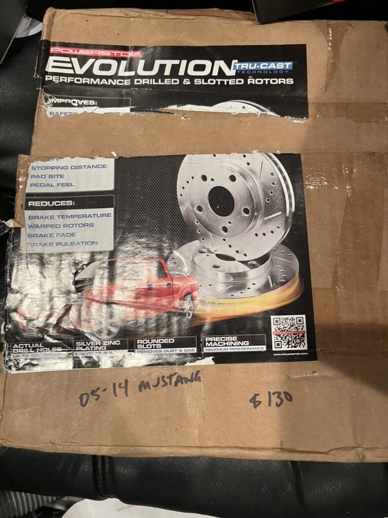 Rear Rotors For 05-14 Mustang