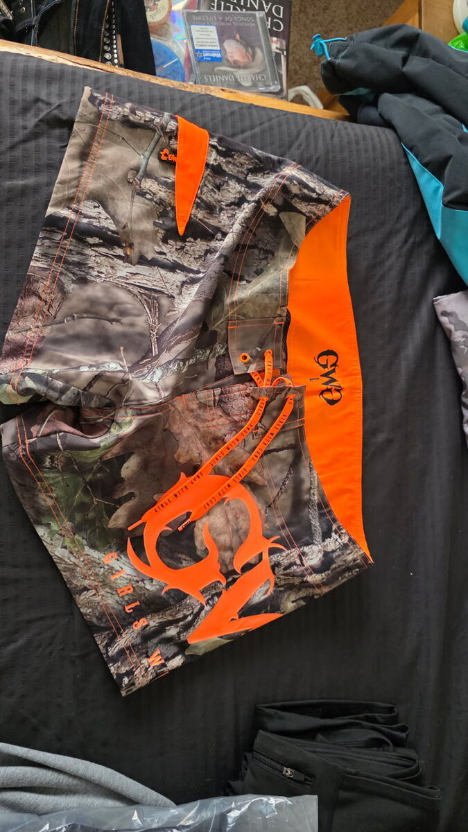 Girls With Guns board shorts. L