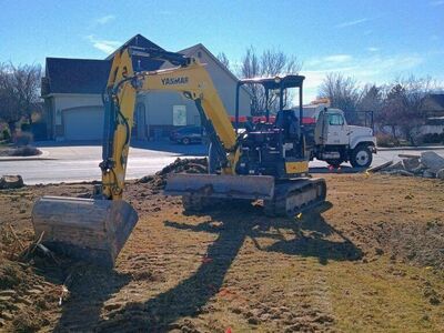 Mini x/ excavator for rent