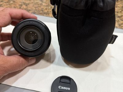 Canon RF 16mm F2.8 STM Wide Angle Lens for Canon EOS R Mirrorless Cameras with Case & Cap