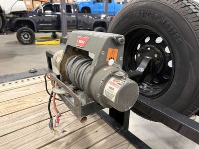 WARN X8000i winch and cradle
