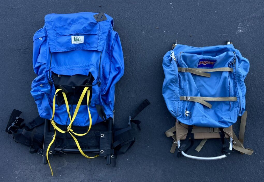 Vintage REI & JanSport External Frame Backpacks