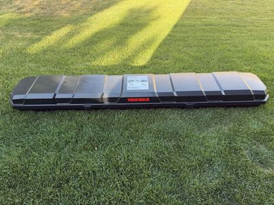 Yakima TopWater Rooftop Fishing Rod Box - Transports 8 Rods up to 8' Long with Storage & Locking Access
