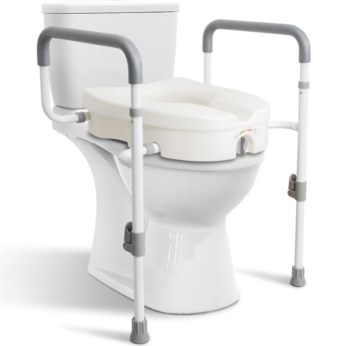 New Raised Toilet Seat with Handles