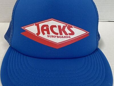 NWOT Jacks Surfboards Blue Wave Snapback