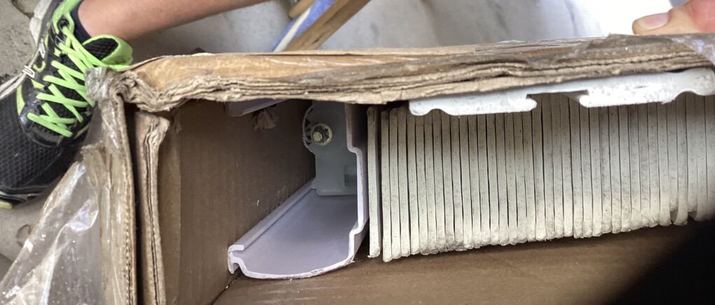 2” Cordless Faux Wood Blind –60.5 X 72