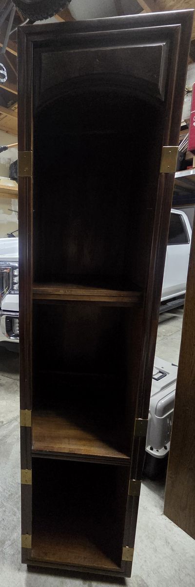 Heavy wooden bookshelf