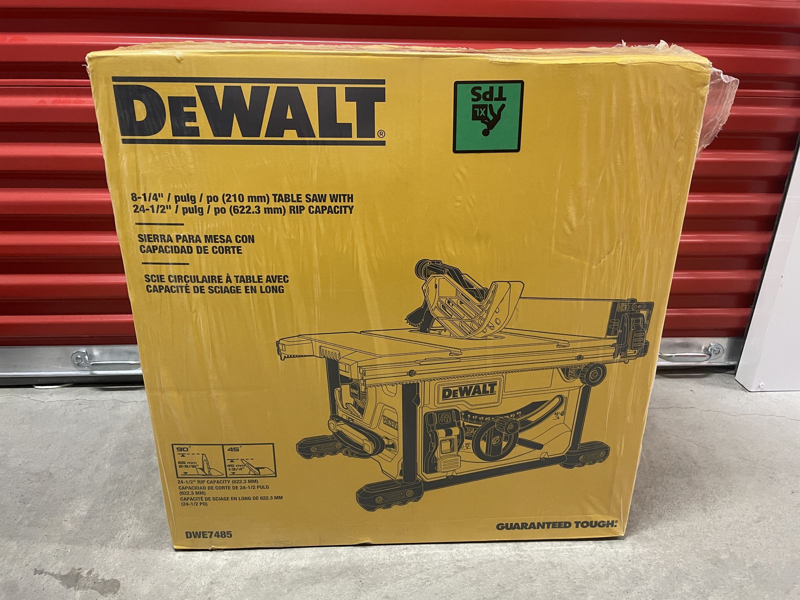 [NEW] DEWALT 15 Amp 8-1/4" Compact Portable Jobsite Table Saw (DWE7485)