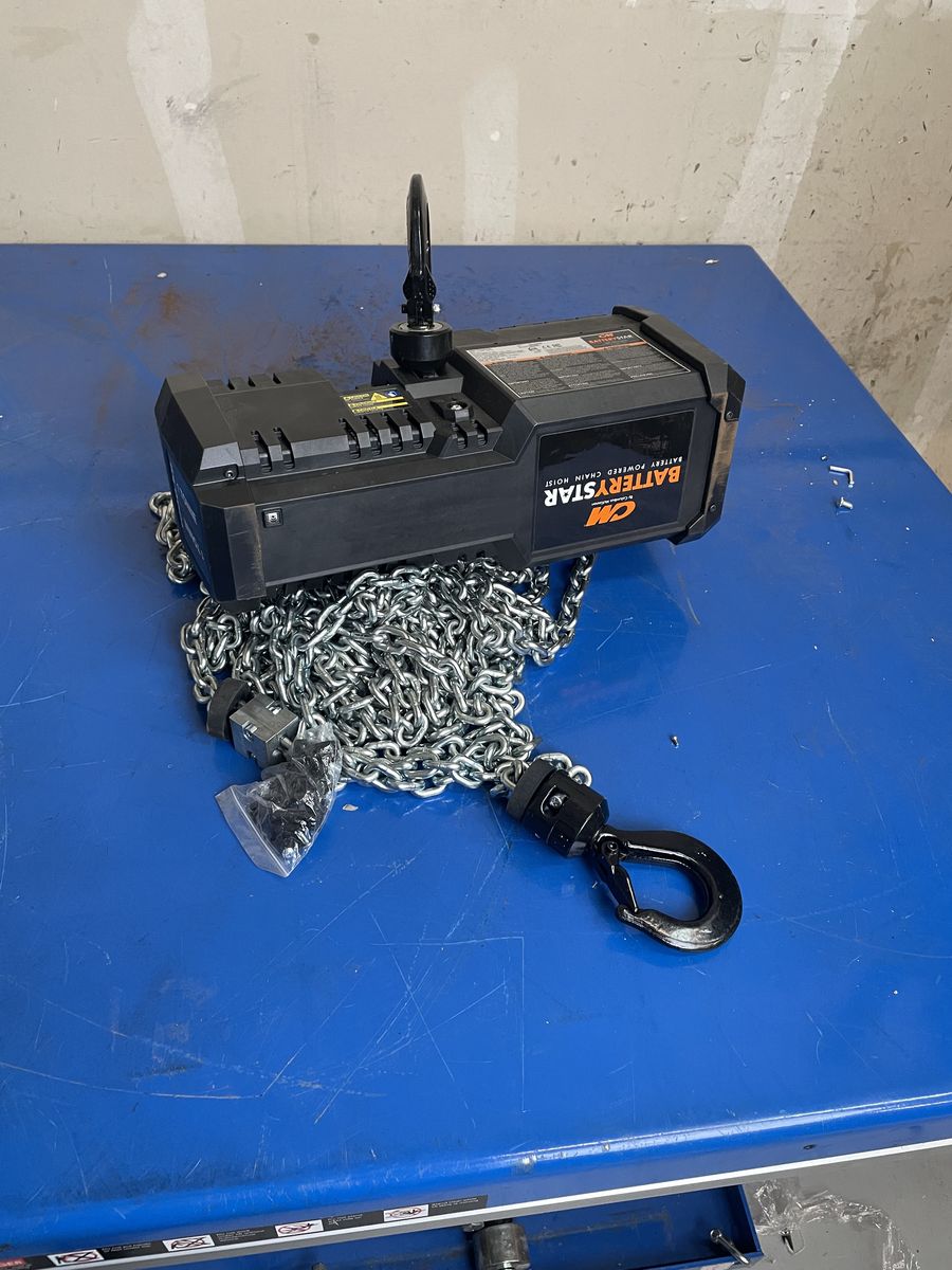NEW BatteryStar 1 Ton Electric Battery Operated Chain Hoist