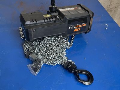 NEW BatteryStar 1 Ton Electric Battery Operated Chain Hoist