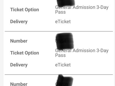 2 Kilby Block Party GA tickets and premium parking