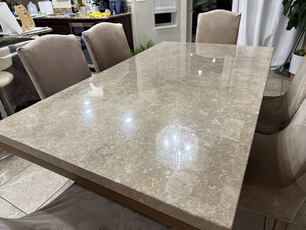 Marble Kitchen Diining Tables and Chairs