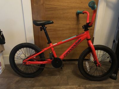 3’4”-3’10” Cannondale Trail 16 inch Kids Bike No Training Wheels