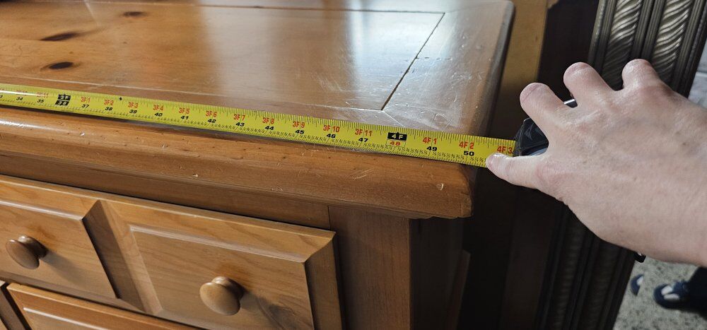 solid wood dresser set