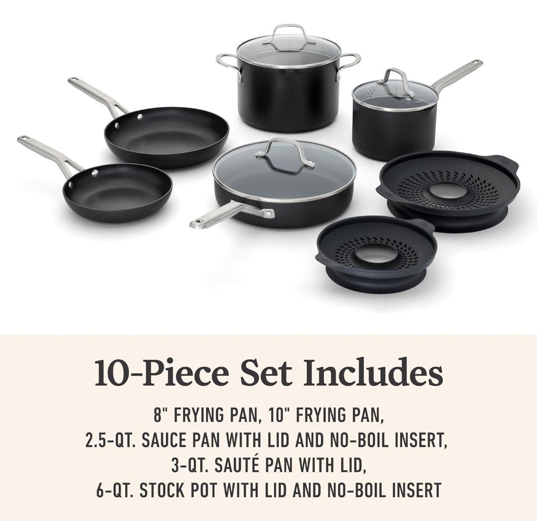 Calphalon Nonstick 10-Piece Cookware NIB