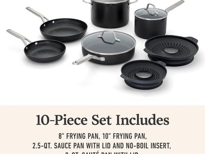 Calphalon Nonstick 10-Piece Cookware NIB