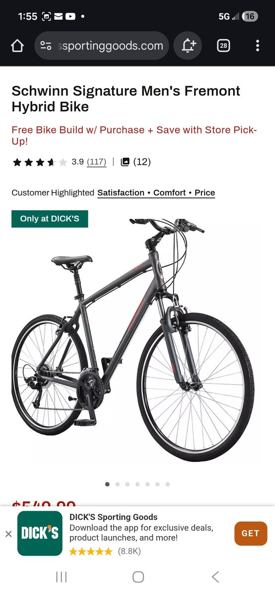 Schwinn freemont mountain bike