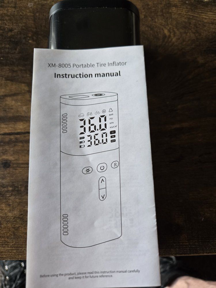 XM-8005 Portable Tire Inflator