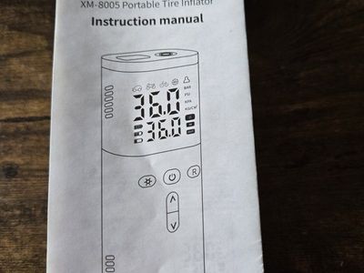 XM-8005 Portable Tire Inflator