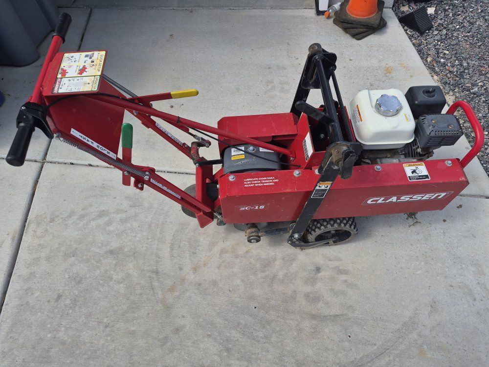 Classen SC-18 Turf Sod Cutter with Honda Engine