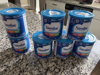 5 Cans Similac Advance Infant Formula