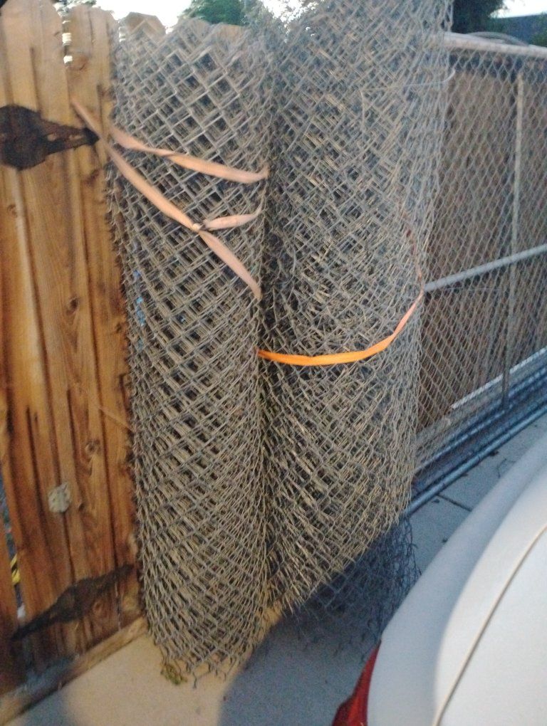 Used Chain Link Fencing - Two Rolls