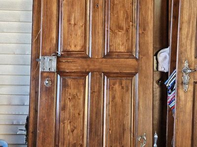 Antique Wood Door Made in Austria