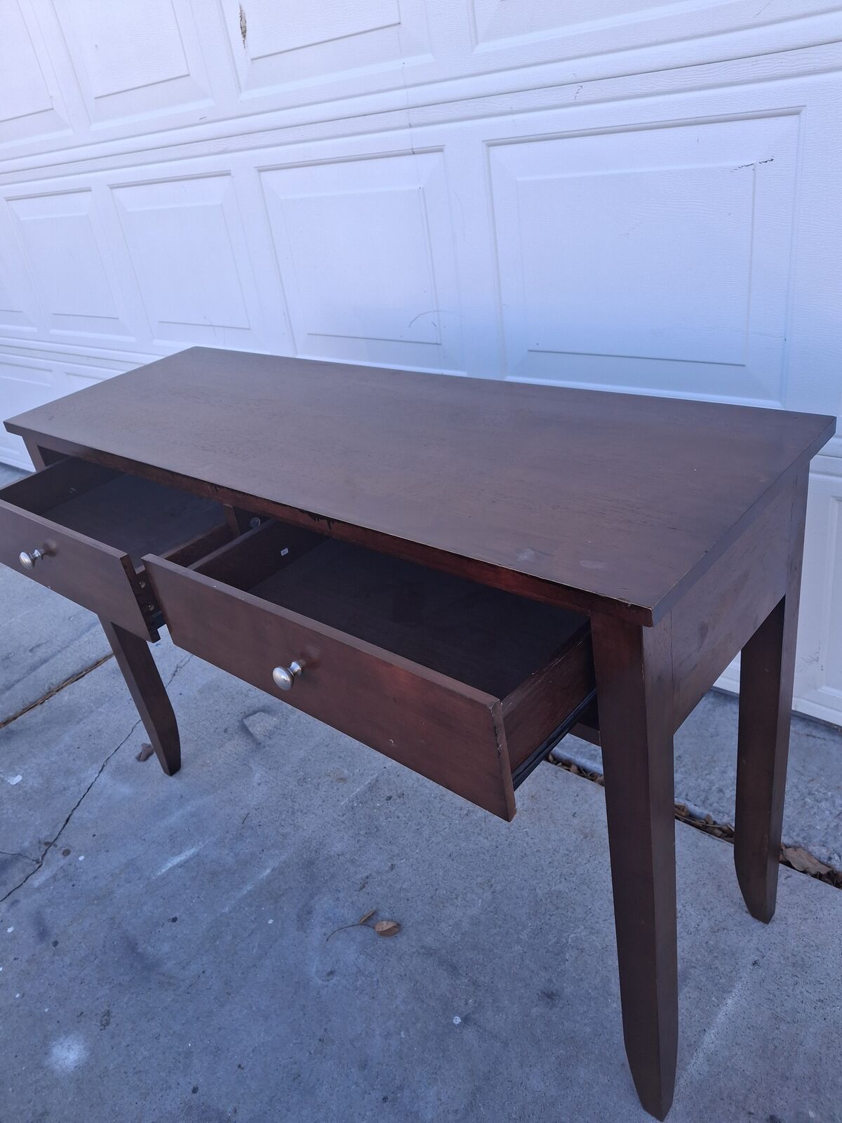 all wood entry way/sofa table/ceasar
