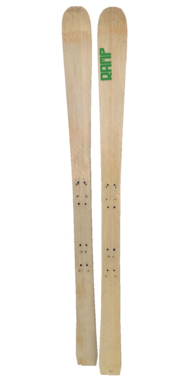 RAMP Skis USA Made demo blank test Pair  168cm Frenzy? Bamboo Core