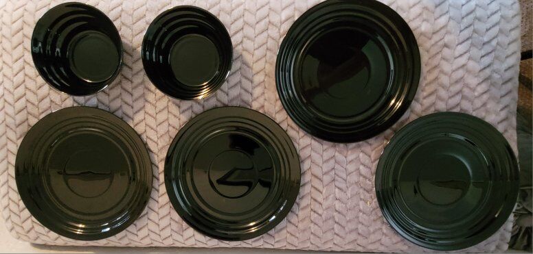 Black Ikea Plates & Bowls