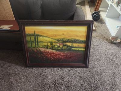 large painting Tuscany