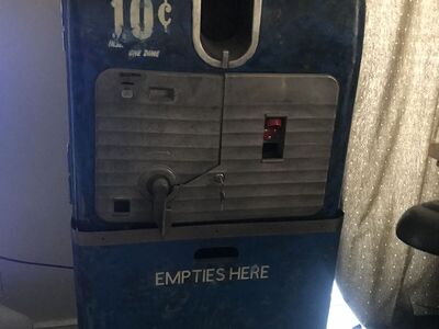 Vintage Pepsi machine