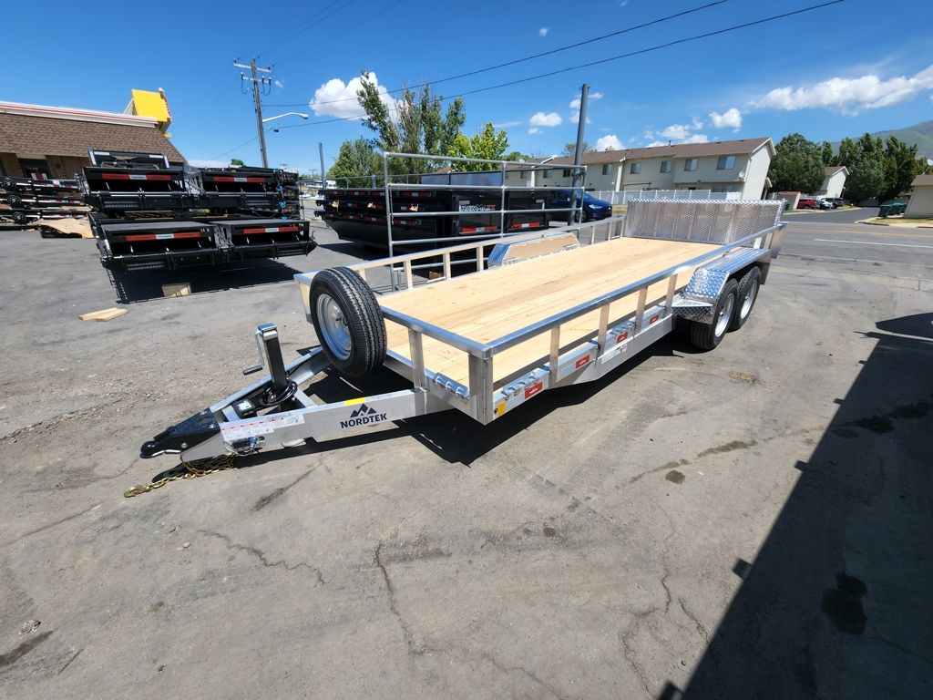 2027 Nordtek Trailers 7X18 Landscape 7K Aluminum U