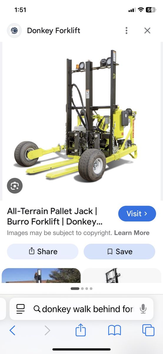 Donkey Walk-behind Forklift