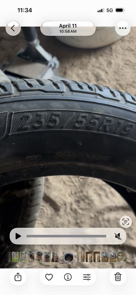 235 55 19 Premier Ltx $100 for pair