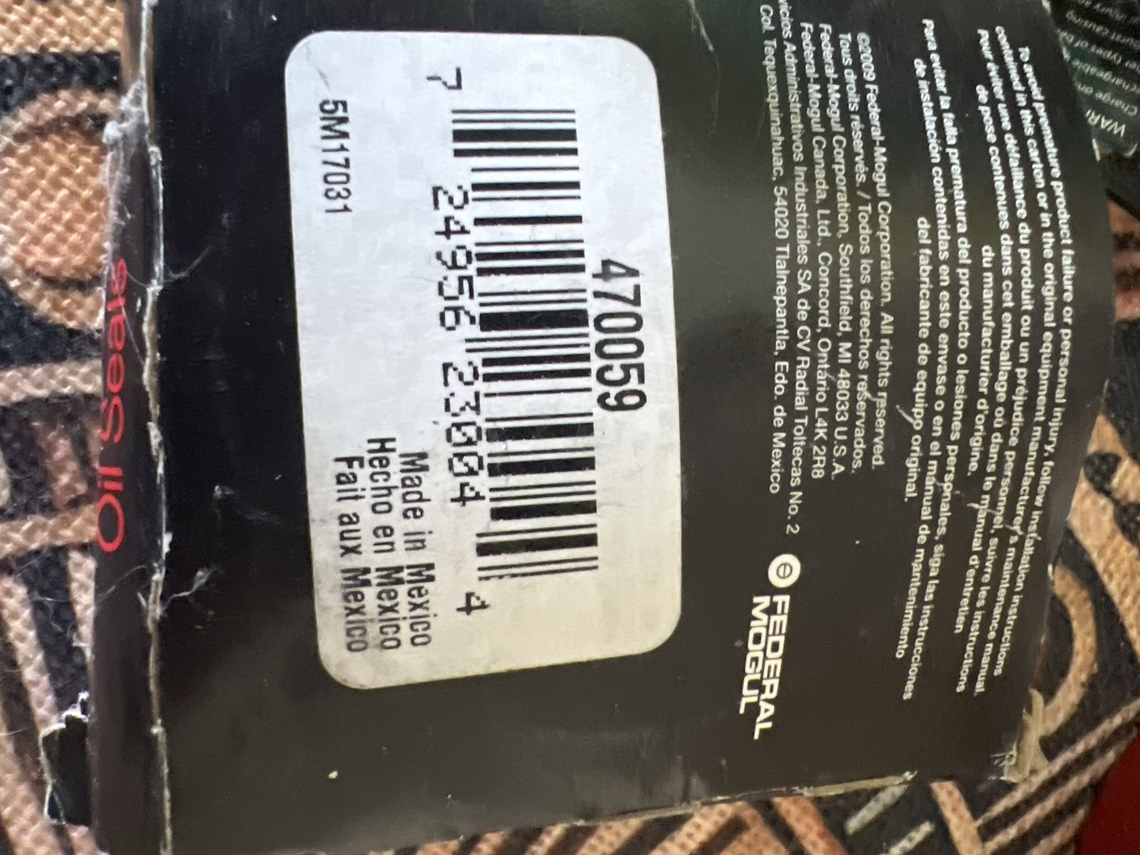 National Multi Purpose Seal Oil Seal