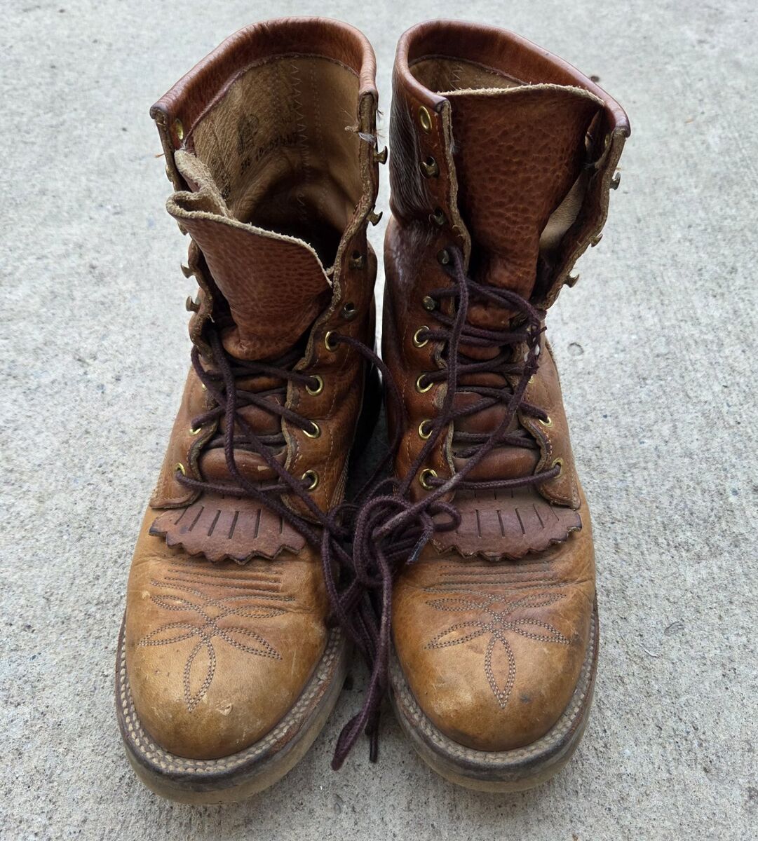 Vintage Mens Size 6.5EE Justin's Boots