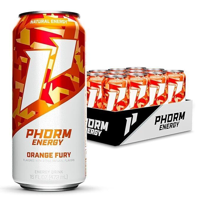 PHORM ENERGY DRINK - ORANGE FURY