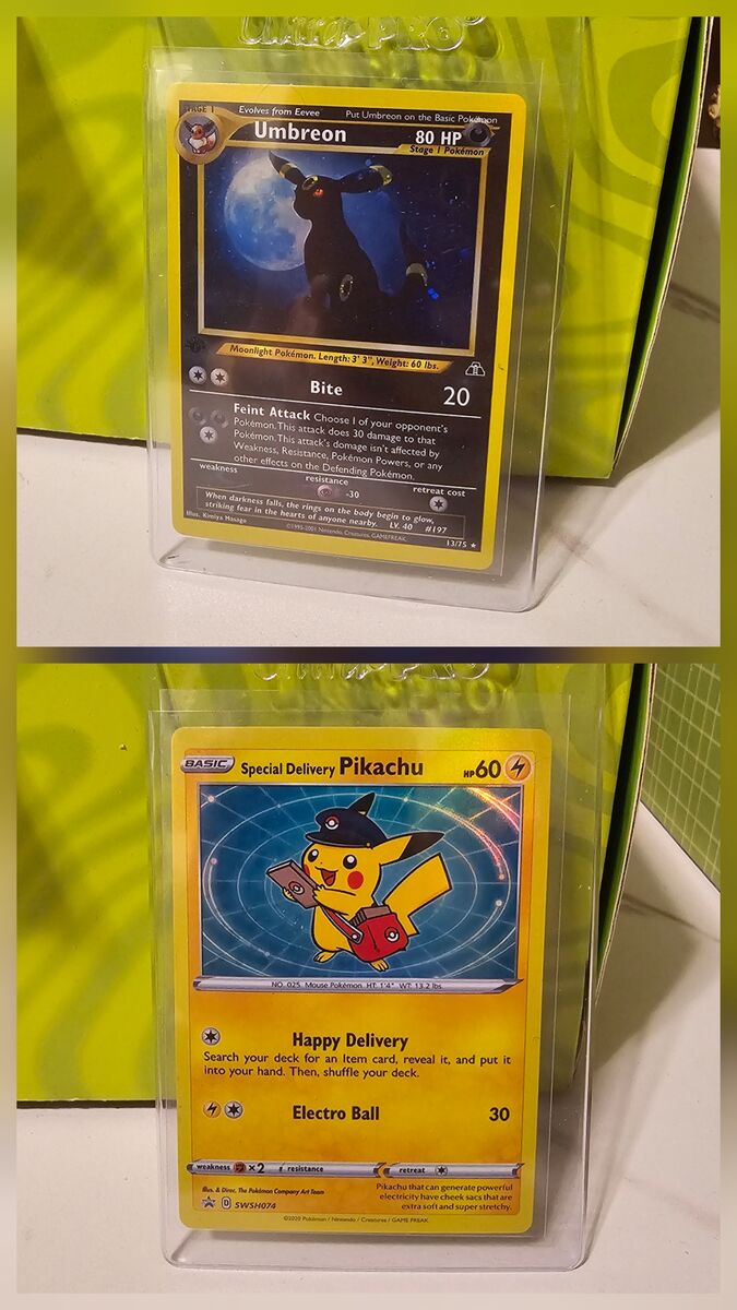 Two Rare Holo Pokémon Cards