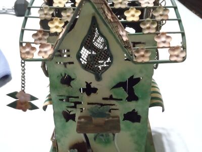 Garden Vintage metal cottage flower shop decoration fairy house