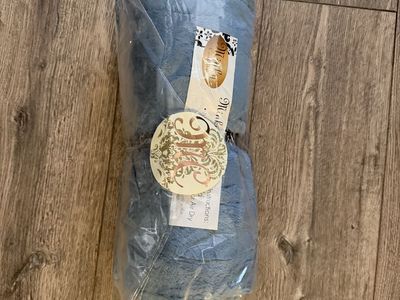 NEW in package! Minky Couture Baby Blanket Light Blue Travel Size