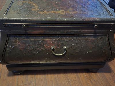 Rare Hooker Furniture Seven Seas Hand-Painted Chinoiserie Coffee Table