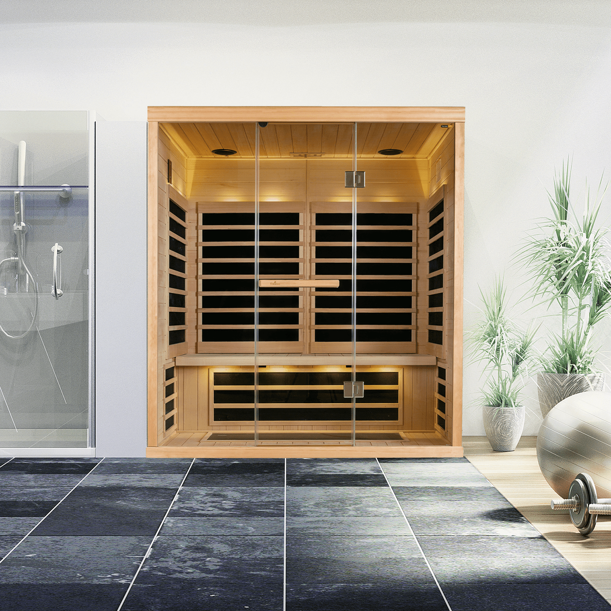 S830 Infrared 3 Person Sauna | Final Closeout Lowest Prices to Date! | $5,999