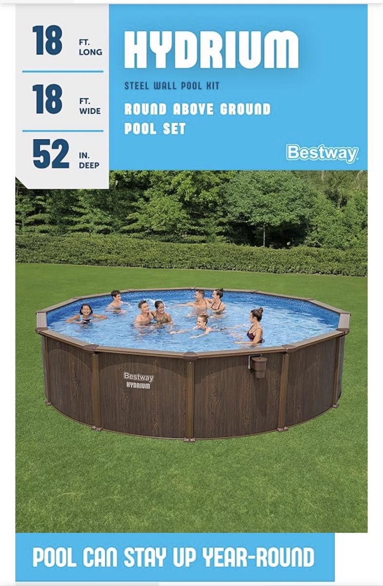 New 18 x 52  above Ground Pool