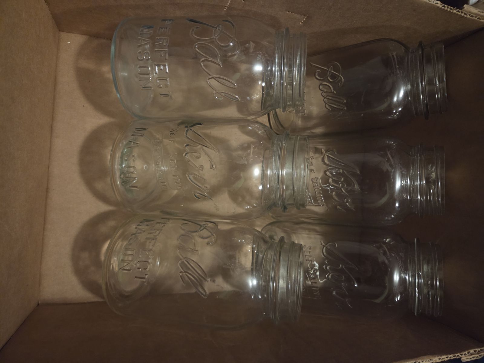 Vintage Ball and Kerr and Presto quart jars