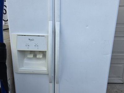 Whirlpool Side-by-Side Refrigerator - Works Great! ($125)