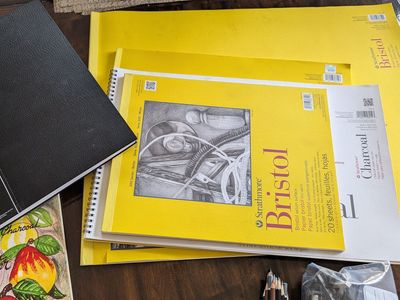 Artists Paper -Bristol Vellum and Charcoal Paper