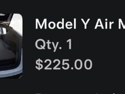 Air mattress Tesla model Y
