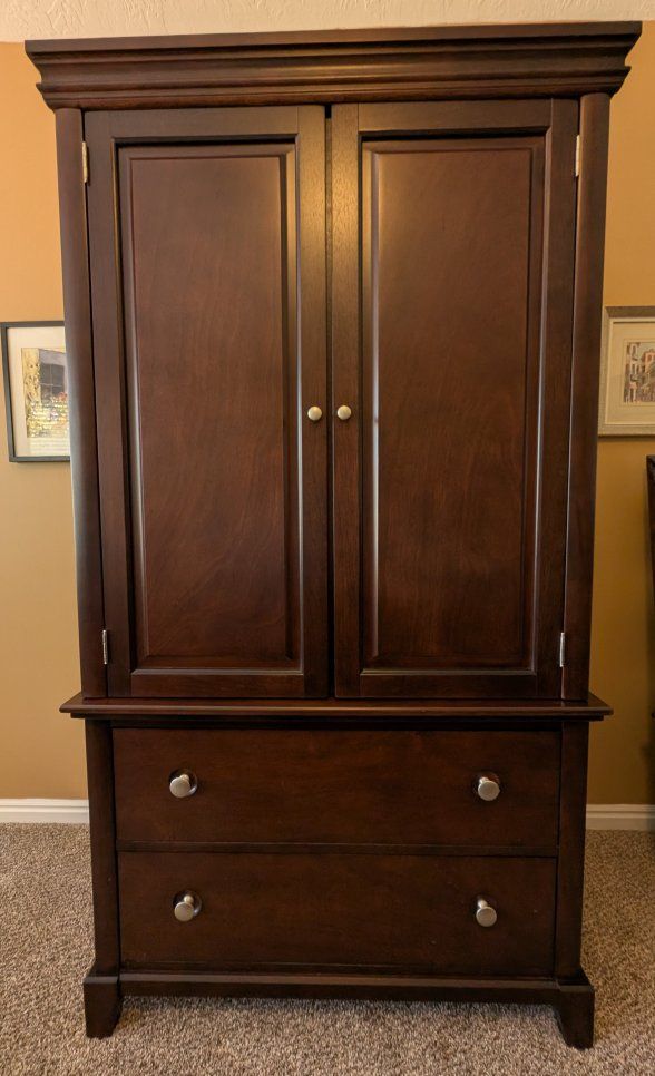 Cherrywood Armoire/TV cabinet w/ drawers!